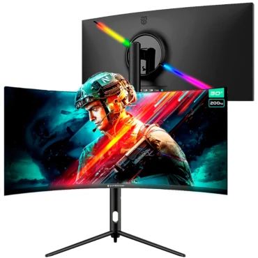 Monitor Gamer Ultrawide Safe Gamer 30 Pol WFHD 200Hz 1MS HDMI DP VA Adaptive-sync Preto