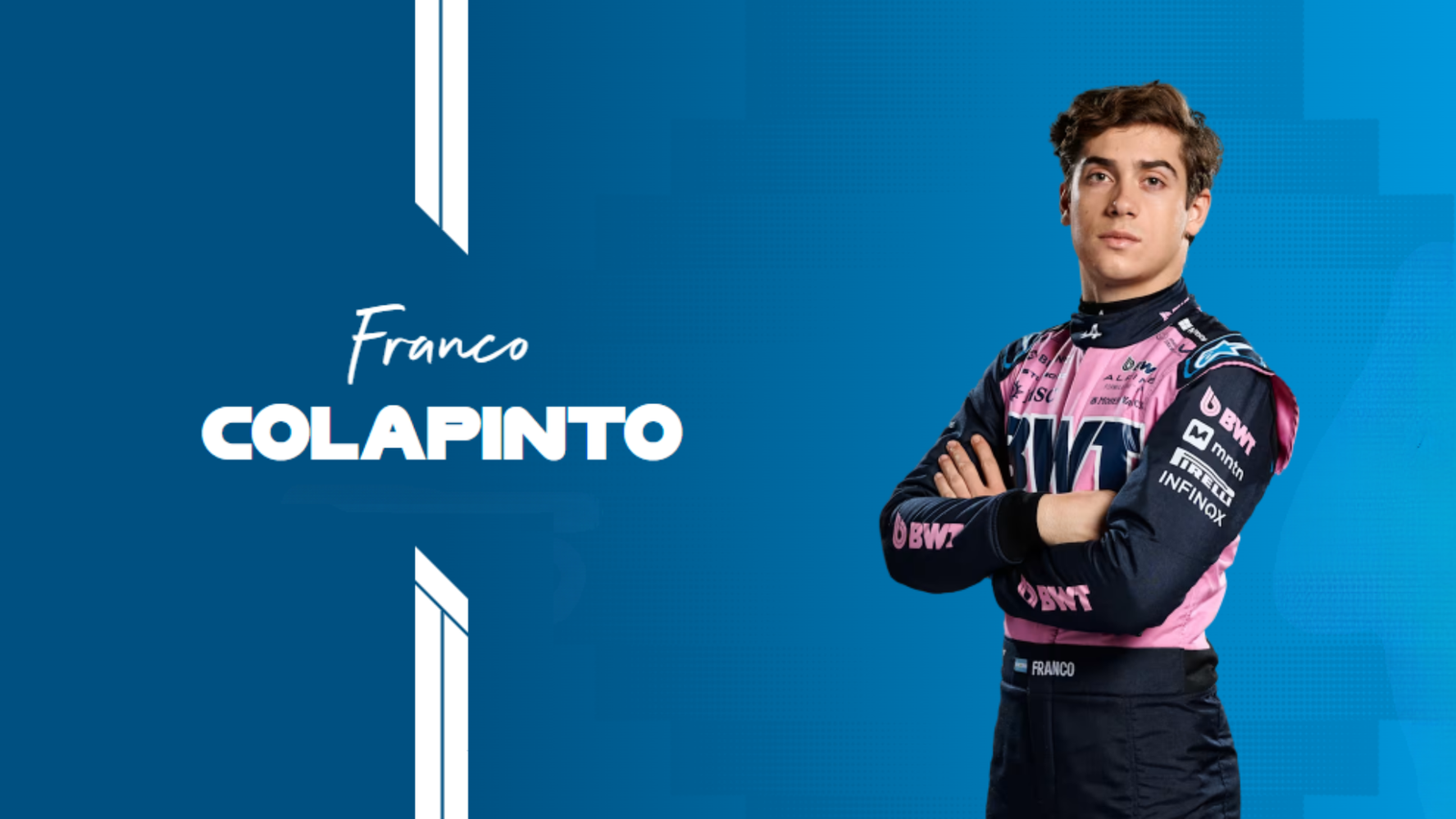 Franco Colapinto assume o volante da Alpine