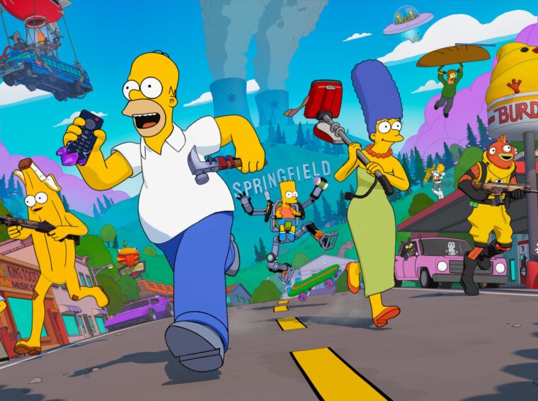 Os Simpsons chegam ao Fortnite com mapa e Battle Pass